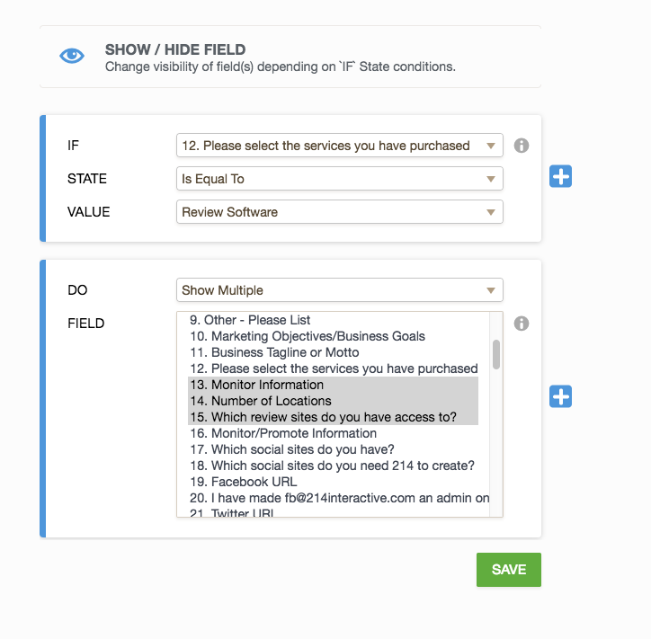 Conditional Logic Isn't Working